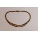 9ct gold bracelet, weight 8.5g