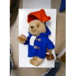 Boxed limited edition Steiff Paddington bear, with certificate.