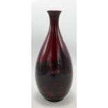 Royal Doulton Flambe Vase Signed Noke: height 20cm