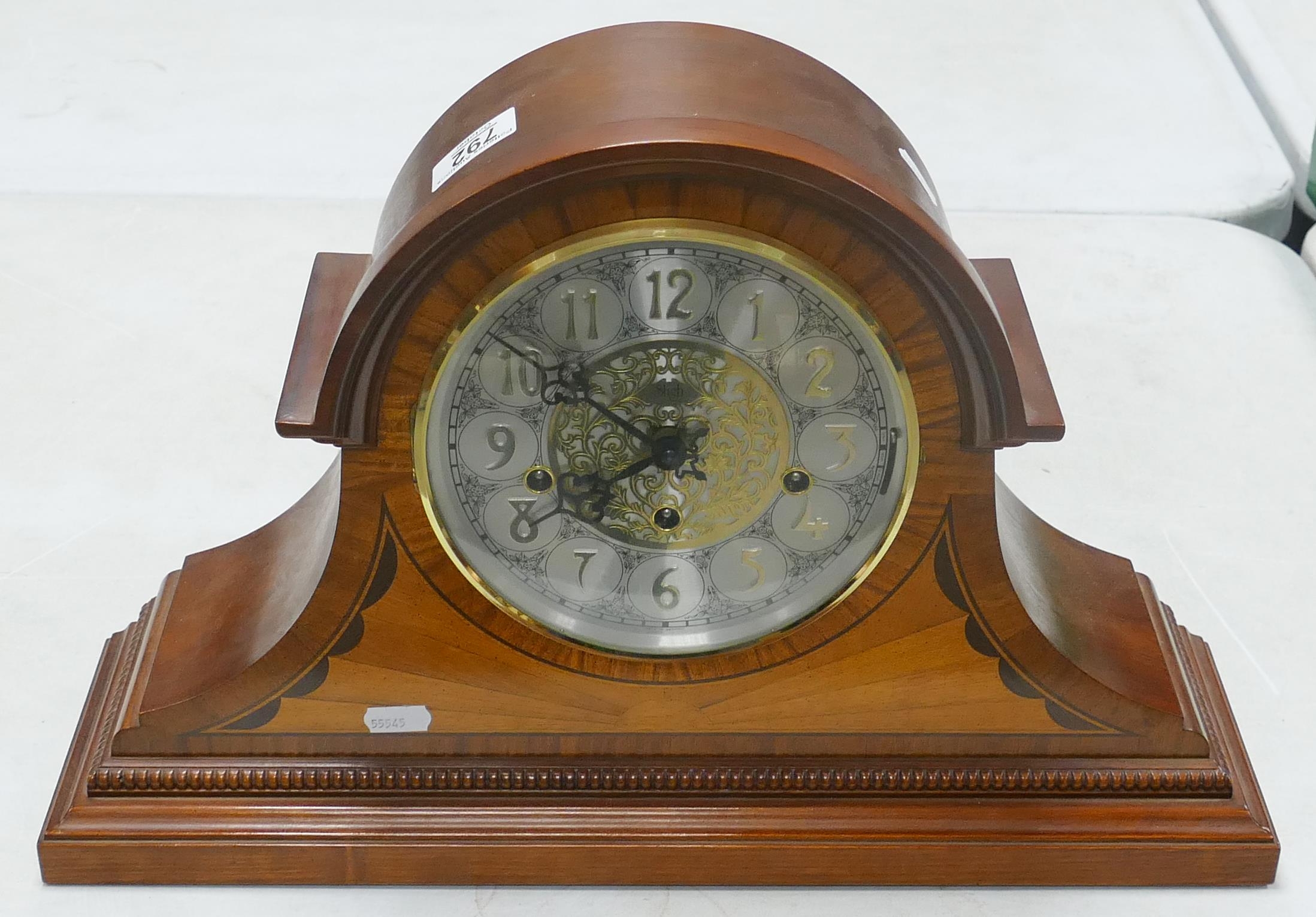 Franze Hermte Branded Modern Mantle Clock, height 30cm