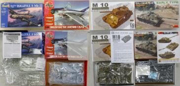 Ar.V Club & Mini Art Branded 1/35 Scale Model Tanks to include M10 US Army Tank Destroyer & SU-122