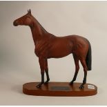 Beswick connoisseur Red Rum on wooden base