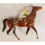 Beswick Jockey on Walking Horse 1037, two broken legs