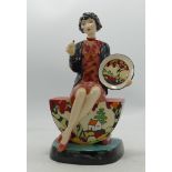 Kevin Francis / Peggy Davies Figure Clarice Cliff The Artisan, limited Edition of 500, with