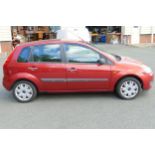 Ford Fiesta 5-Door Hatchback, 1242cc, 85,916 miles, One key. To be sold 12 noon on Saturday 8th Oct