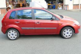 Ford Fiesta 5-Door Hatchback, 1242cc, 85,916 miles, One key. To be sold 12 noon on Saturday 8th Oct