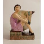 Peggy Davies Back in Time figurine. Artist original colourway 1/1 by Victoria Bourne