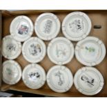 A Collection of Johnson Bros Pareek Non PC comical ashtrays