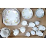 A mixed collection of items to include Palissy & Royal Worcester Tea & Coffee ware