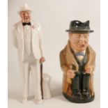 Royal Doulton Winston Churchill Hn3067 & similar toby Jug(2)