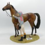 David Geenty. The Hamilton Collection Horse Figure At The Winning Post