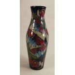 Moorcroft California Dreams butterfly vase. Limited edition 4/30 and signed by designer Vicky