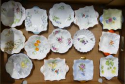 A collection of Shelley Items to include pin trays in various shapes & designs(14)