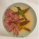 Dennis China Works, Limited Edition Plate decorated with Kingfishers, diameter 24.5cm