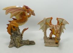 Enchantica Boxed Resin Figures Sanarach & Karegor , tallest 19cm(2)