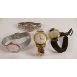 A collection of gentleman's watches including Rotary, Bering Quartz, Sekonda and Avia. (4)