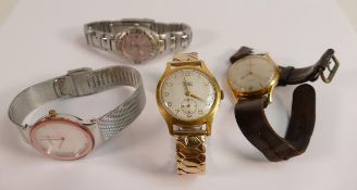 A collection of gentleman's watches including Rotary, Bering Quartz, Sekonda and Avia. (4)