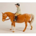 Beswick boy on palomino pony 1500. (boys head re-stuck)