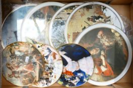 A collection of Wedgwood Unusual Wall Plaques , largest diameter 28cm(8)