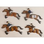 Northern Lights @ Wade horse set of 3 Hunting Theme Wall Plaques, largest 21cm(4)