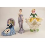 Royal Doulton Lady Figures Becky HN2740, Harmony Hn2824 & Pensive Moments Hn2704(3)