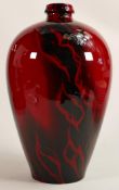 Royal Doulton Burslem Artwares Large Flambe Jintan Vase BA19. Limited Edition.