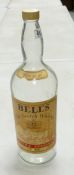 Vintage 8 Pint Bells Scotch Whisky Bottle