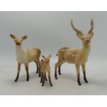 Beswick Stag family group (3)