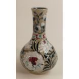 Moorcroft William De Morgan Chrysanthemum sage vase. Trail piece dated 27/2/19 by Emma Bossons.