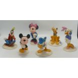 Royal Doulton Disney 70th Anniversary Figures Mickey Mouse MM1, Minnie Mouse MM2, Donald Duck MM3,
