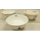 Wedgwood Ludlow & Potpourri patterned fruit bowls together with Coalport Floral decorated items,