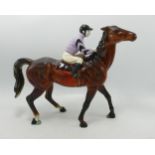 Fake Beswick Jockey on Walking Horse