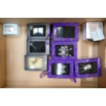 Nine boxed as new boxed Adrian Buckley jewellery items including pendants (4), large brooches (