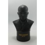 Wedgwood black Basalt bust of Dwight D. Eisenhower: Height 22cm