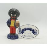 Royal Doulton Advertising Figure Golly AC1 & similar name plaque(2)