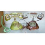 Pair of Retro Telephones