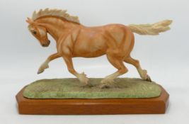 Wedgwood for Danbury Mint Valiant The Welsh Cob Horse figure