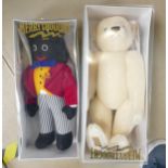 Two boxed Merrythought teddy bears. Golly and Ruby Bear (2)