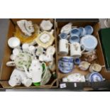 A mixed collection of ceramic items to include Wedgwood wild strawberry vase, Wedgwood Queensware