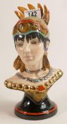 Peggy Davis limited edition bust Zeli, height 23cm with certificate.