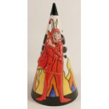 Carltonware Limited Edition Large Sugar Sifter decorated with THE DEVIL, signed Lorna Bailey, height