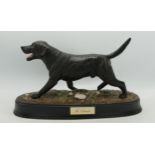 Royal Doulton Dog Figure The Labrador on ceramic plinth