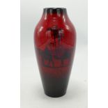 Royal Doulton Flambe Vase: height 16cm