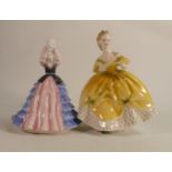 Royal Doulton Lady Figures The Last Waltz Hn2315 & Susan(2)