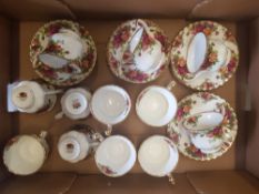 Royal Albert Old Country Roses Items to include 12 Trios (Cups, Saucers & Side Plate)