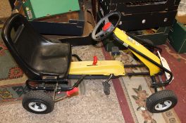 Child's original Kettcar yellow Go- Kart