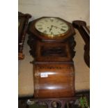 Early 20th Century Drop Dial Wall Clock