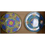 Six Royal Doulton 1909 Arabic Series Plates, diameter of each 27cm