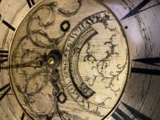 Mahogany Cased 19th Century Grandfather Clock- Movement & Pendulum present. 205cm High
