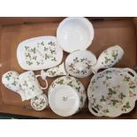 A collection of Wedgwood wild strawberry items
